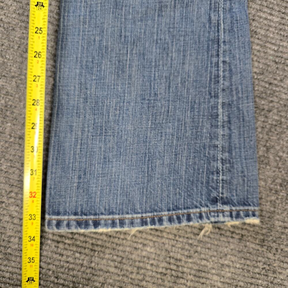 BKE Stella Jeans Womens 29x33 Blue Low Rise Bootcut Y2K Stretch Tall - Picture 8 of 10